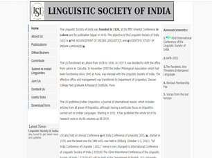Linguistic Society of India (LSI)